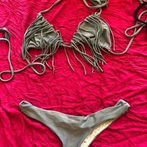 ACACIA SWIMWEAR. SOLD AS SET. Size small